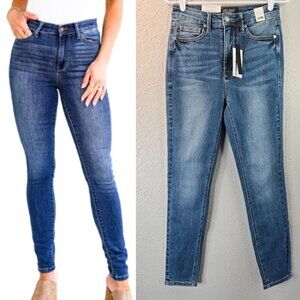 Judy Blue High Waist Skinny Jeans Size 27 High Rise Blue Casual Stretch Denim
